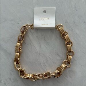 J.Crew Factory Textured links necklace